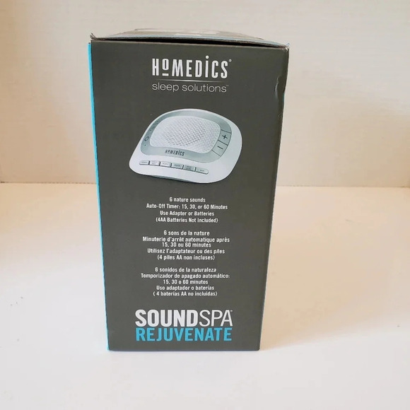 NWOT,Homedics Sleep Solutions,Sound Spa Rejuvenate, Sound Machine. - Picture 6 of 10